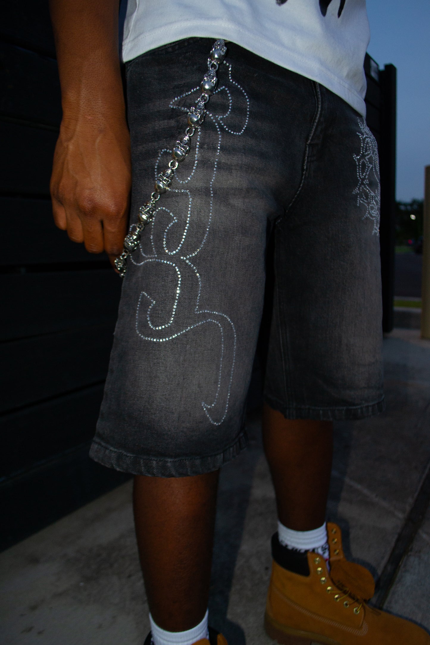 SKCS JORTS “STONEWASH GREY”