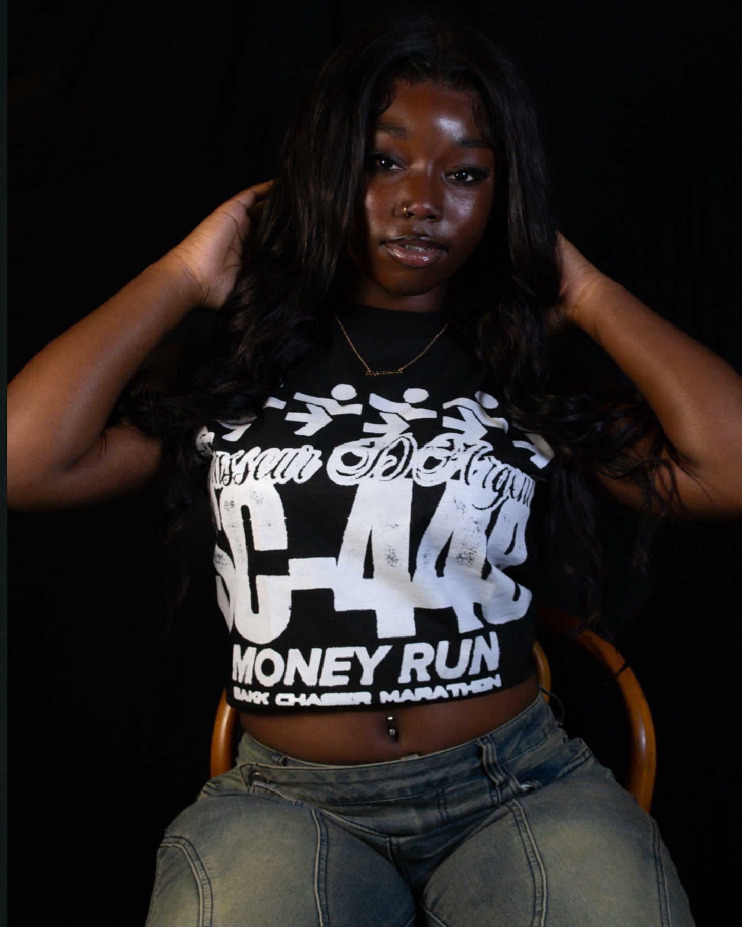 MARATHON TEE BLK