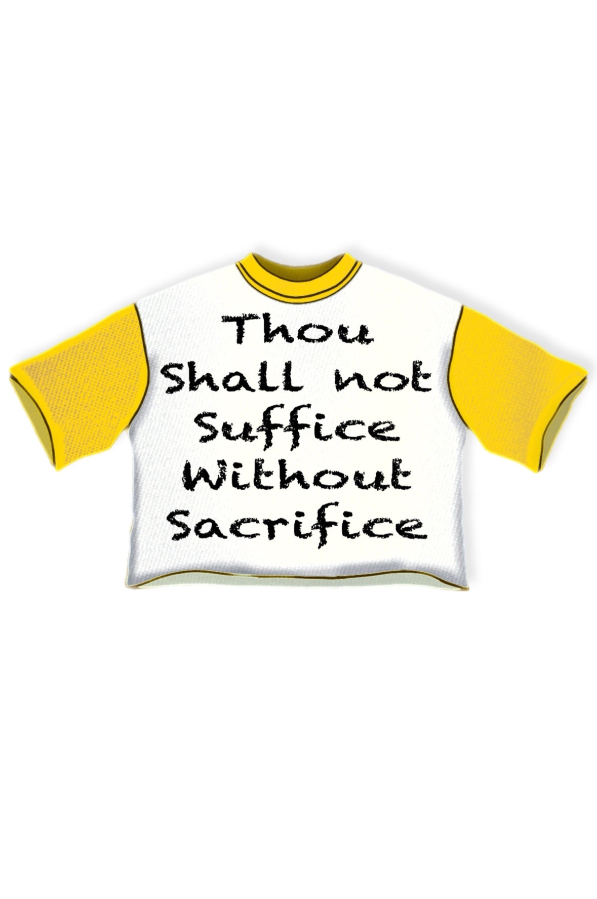 YELLOW BASEBALL TEE