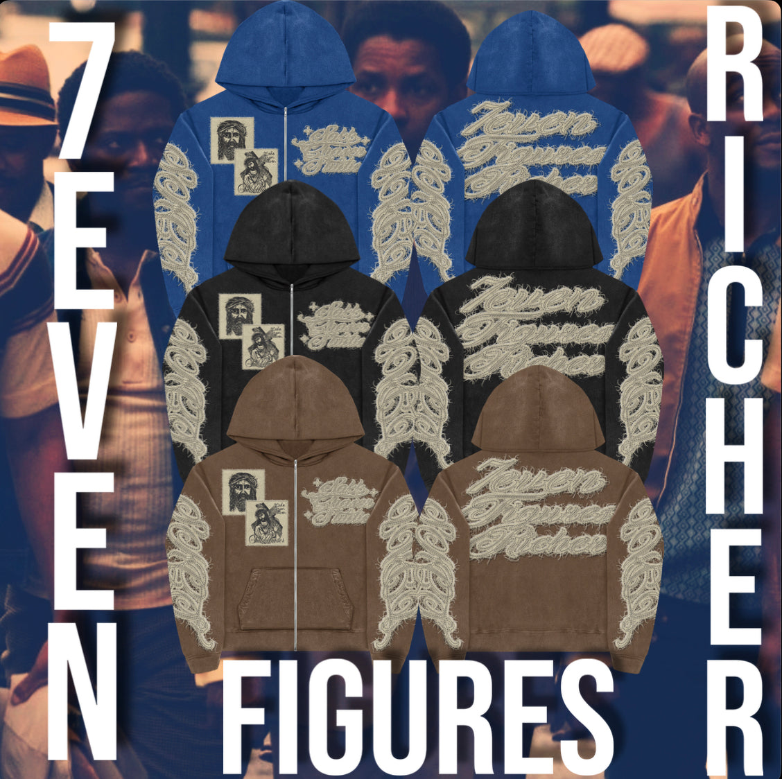 7EVEN FIGURES RICHER ZIP UP